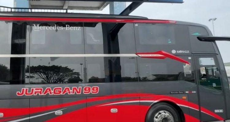 Naik Bus Sleeper Malang Bogor (Klojen - Baranang Siang) Juragan 99 Trans Casper