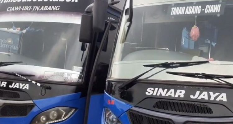 Cara Naik Bus APTB Sinar Jaya & Agramas dari Ciawi ke Tanah Abang, Senen, dan Grogol