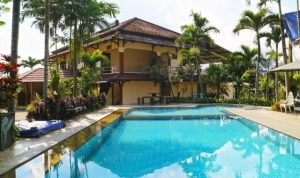Review Aries Biru Villa Puncak View Sawah