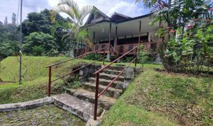 Villa Kana di Puncak Bogor dengan Halaman Luas dan View Pegunungan